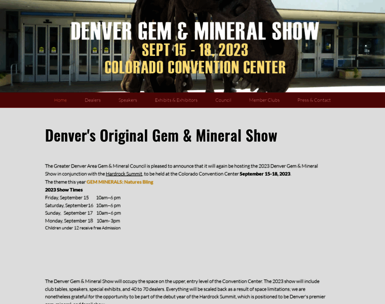Denvermineralshow.com thumbnail