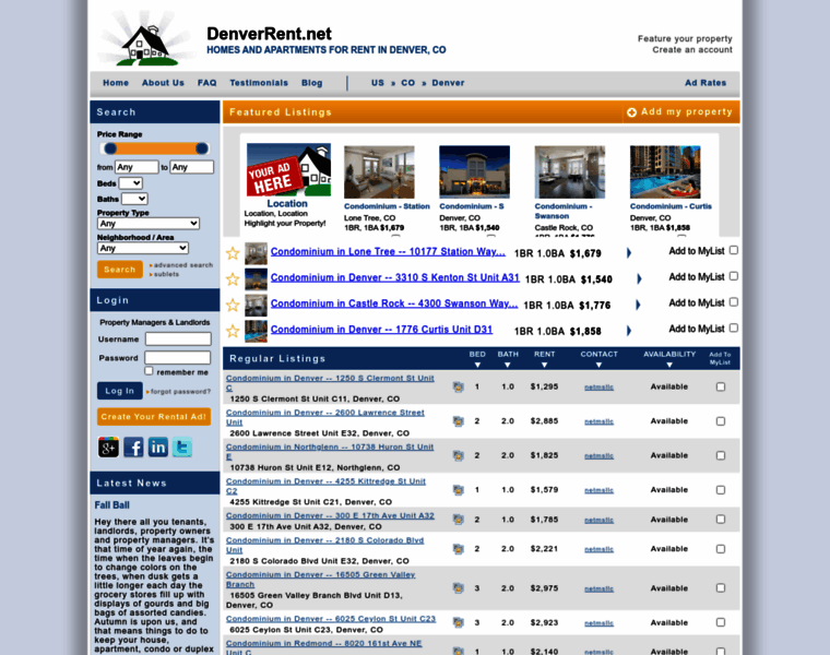 Denverrent.net thumbnail
