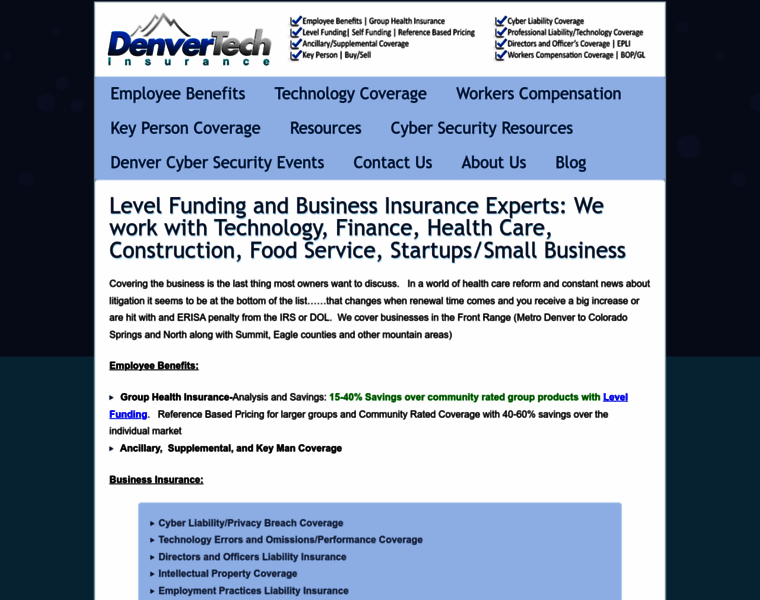 Denvertechinsurance.com thumbnail