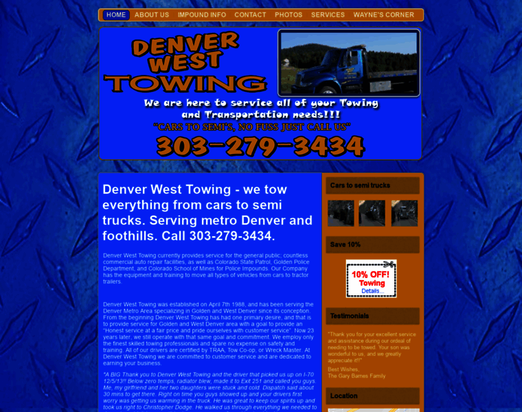 Denverwesttowing.com thumbnail
