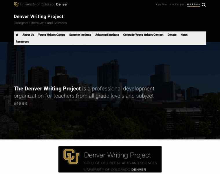 Denverwritingproject.org thumbnail