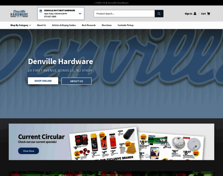 Denvillehardware.com thumbnail