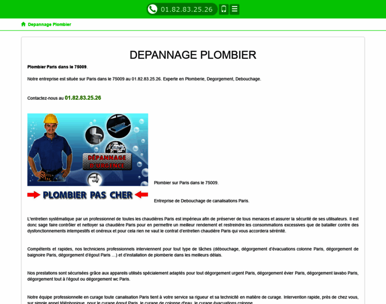 Depannage-plombier.fr thumbnail Depannage-plombier.fr thumbnail