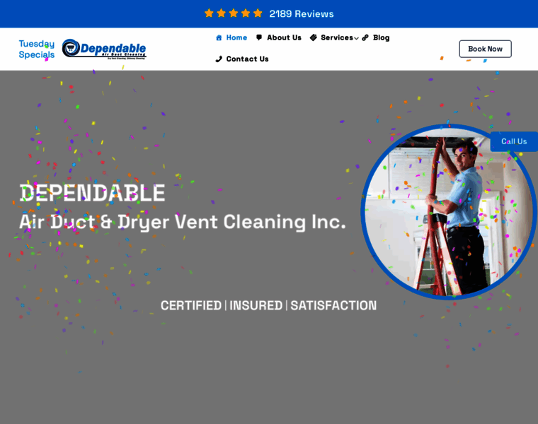 Dependableairductcleaning.com thumbnail
