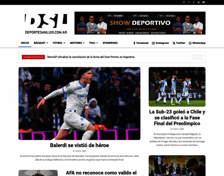 Deportesanluis.com.ar thumbnail