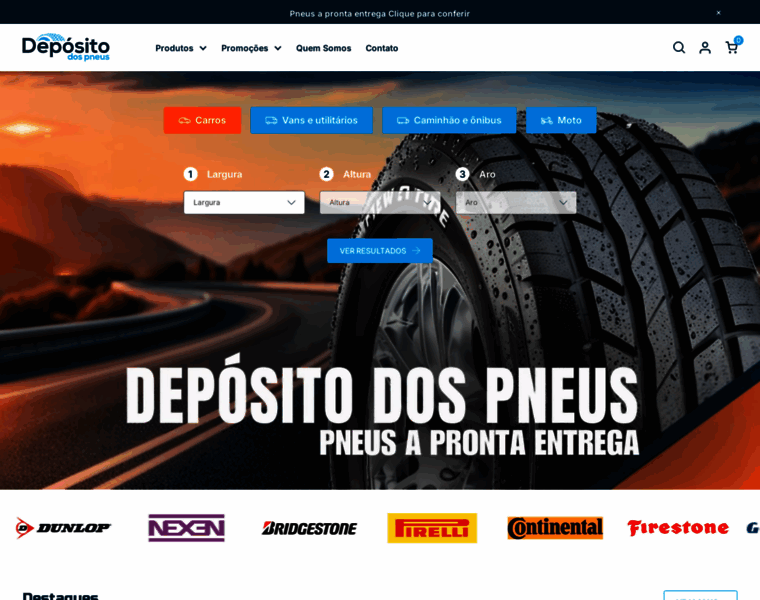 Depositodospneus.com.br thumbnail
