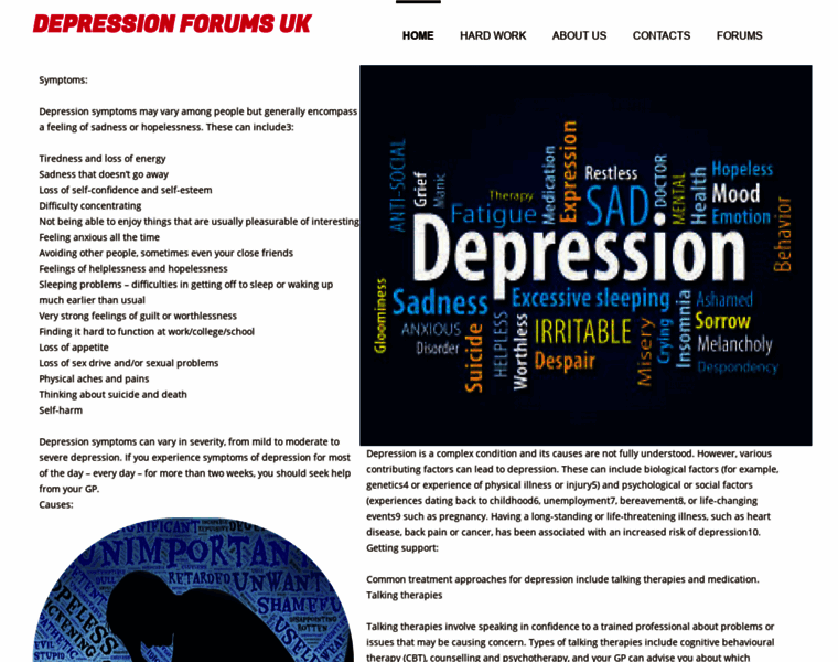 Depressionforums.co.uk thumbnail