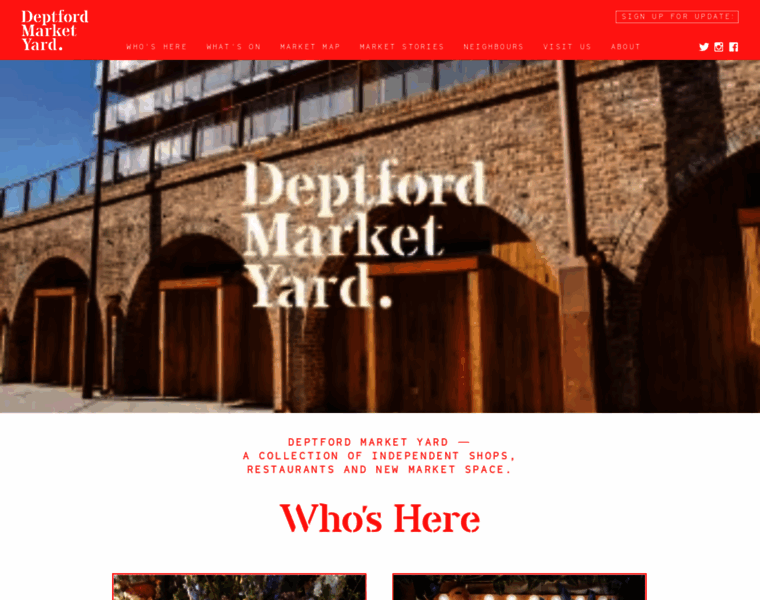 Deptfordmarketyard.com thumbnail