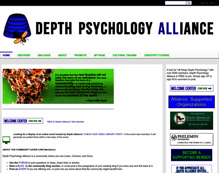 Depthpsychologyalliance.com thumbnail