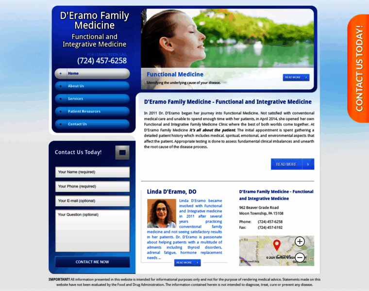 Deramofamilymedicine.com thumbnail