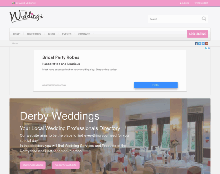 Derby-weddings.co.uk thumbnail