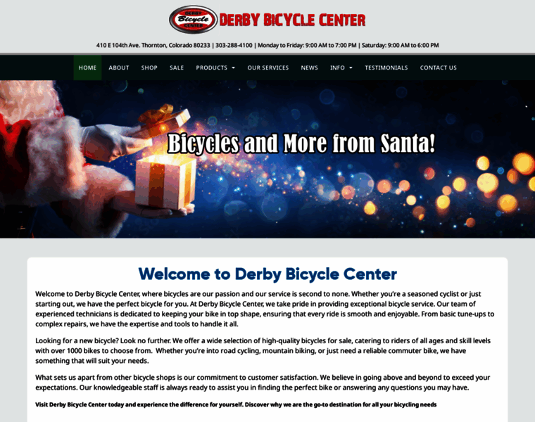 Derbybicyclecenter.com thumbnail