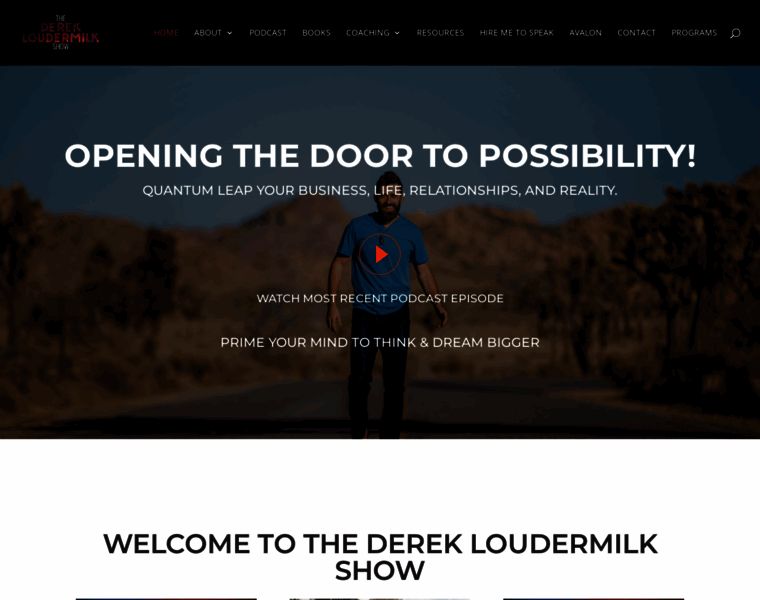 Derekloudermilk.com thumbnail