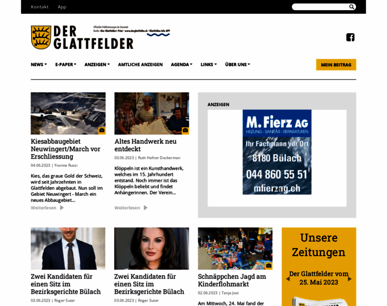 Derglattfelder.ch thumbnail