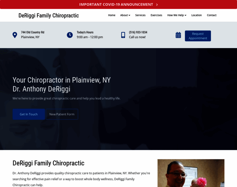 Deriggifamilychiropractic.com thumbnail