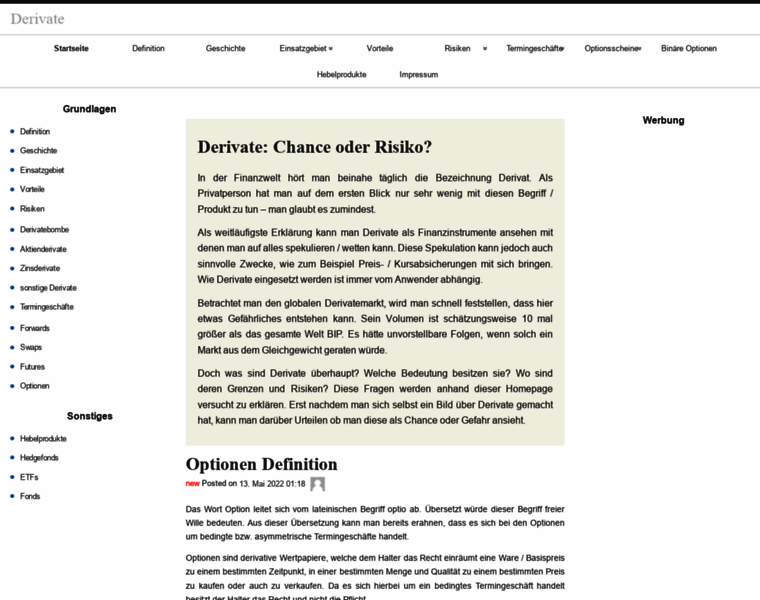 Derivate-infos.de thumbnail