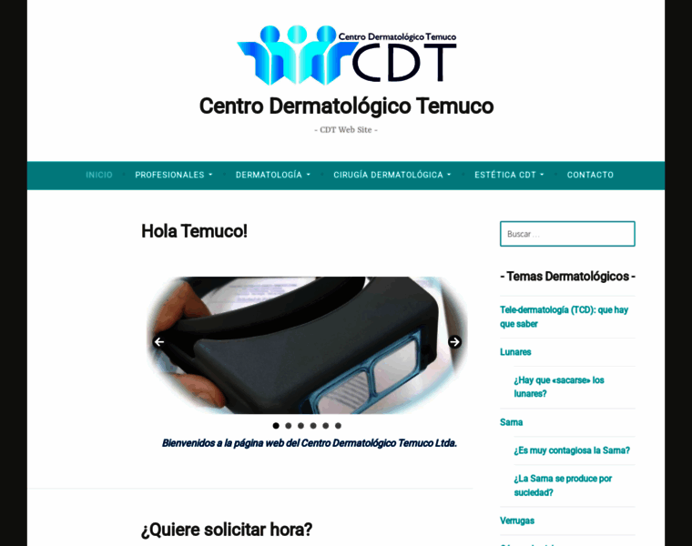 dermat.cl at WI. Centro Dermatologico Temuco Doctor Rifo