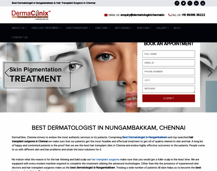 Dermatologistchennai.in thumbnail