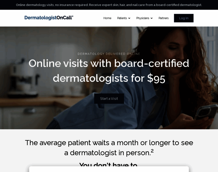 Dermatologistoncall.com thumbnail