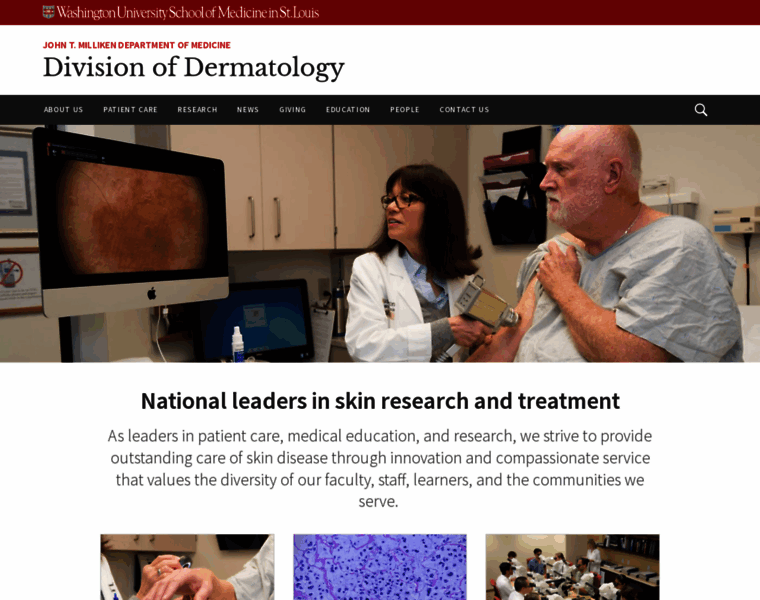 Dermatology.wustl.edu thumbnail