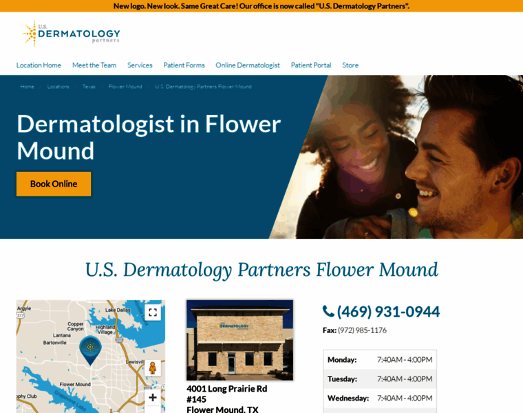 Dermatologycenterflowermound.com thumbnail