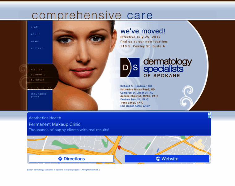Dermatologyspecialistsofspokane.com thumbnail