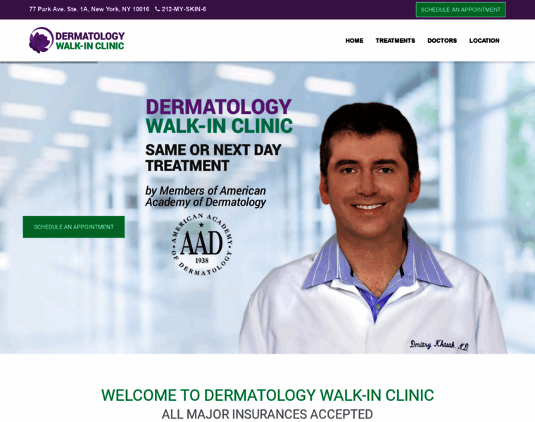 Dermatologywalkinclinic.com thumbnail