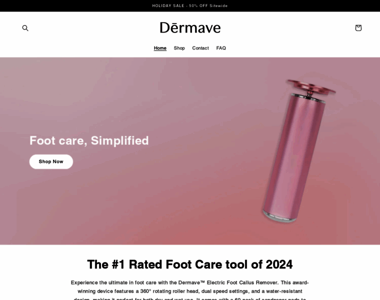 Dermave.co thumbnail