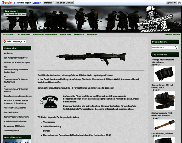 Derpanzerbaer-militaria.com thumbnail