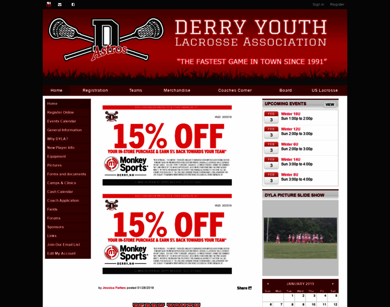 Derryyouthlacrosse.com thumbnail