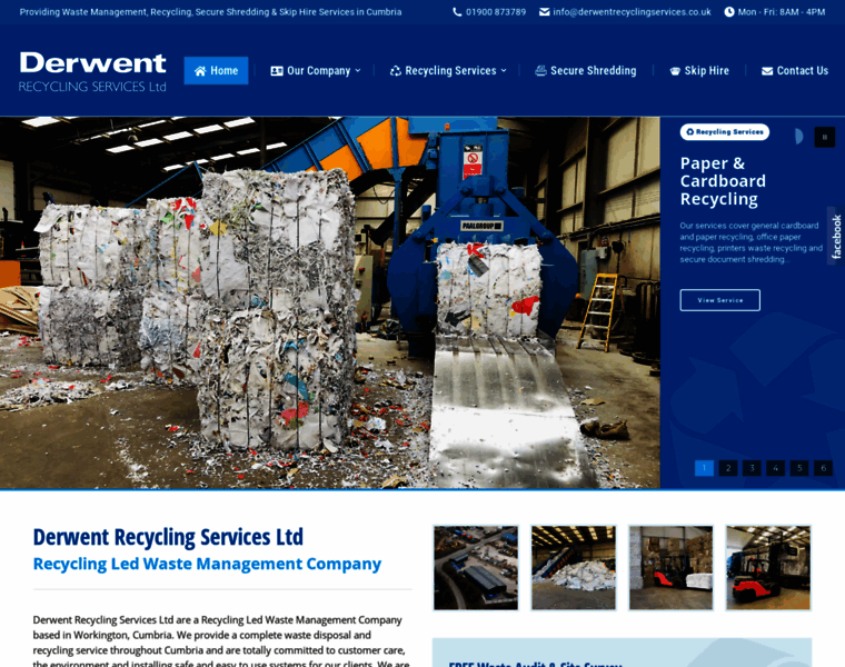 Derwentrecyclingservices.co.uk thumbnail
