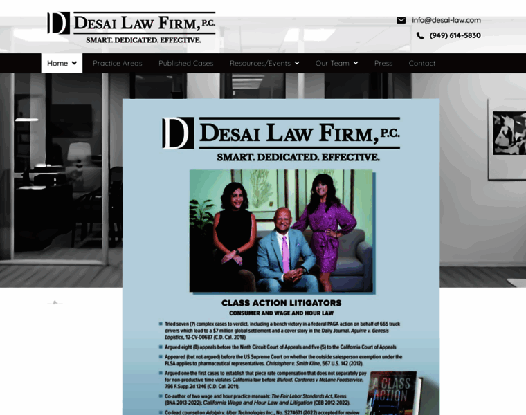 Desai-law.com thumbnail