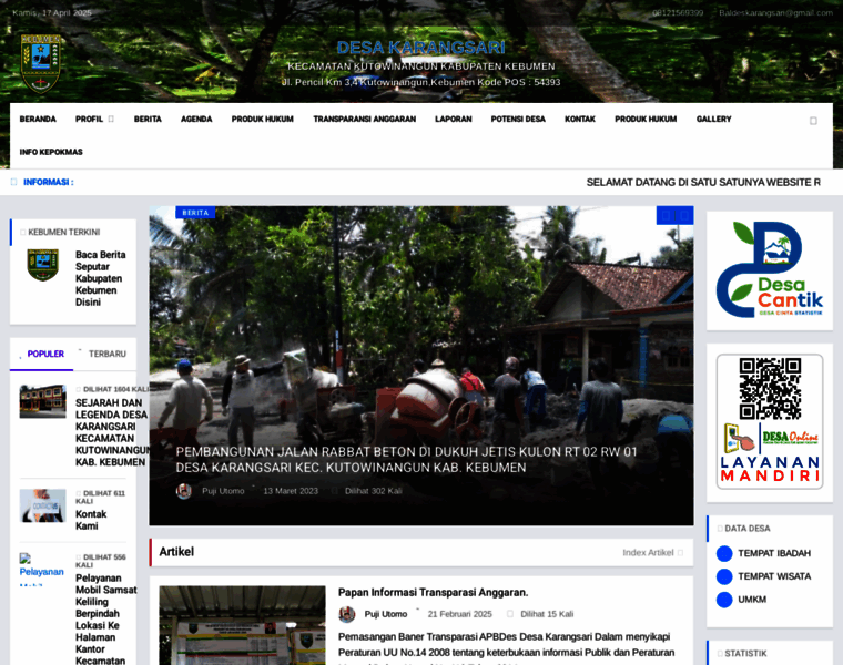 Desakarangsari.id thumbnail