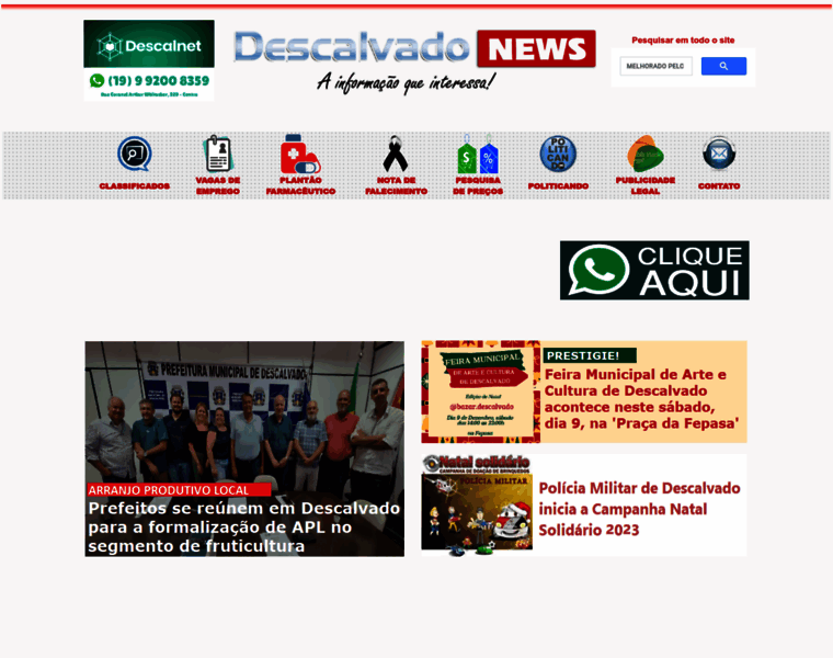 Descalvadonews.com.br thumbnail