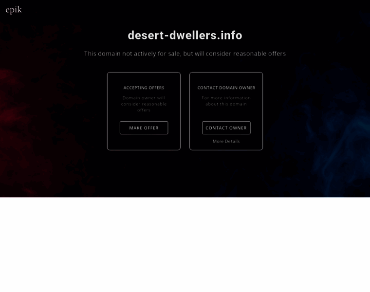 Desert-dwellers.info thumbnail