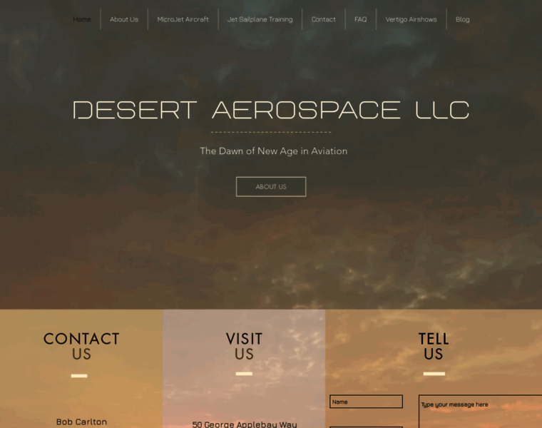 Desertaerospace.com thumbnail