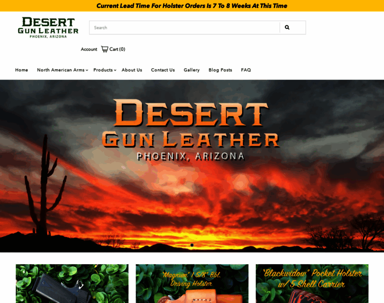 Desertgunleather.com thumbnail