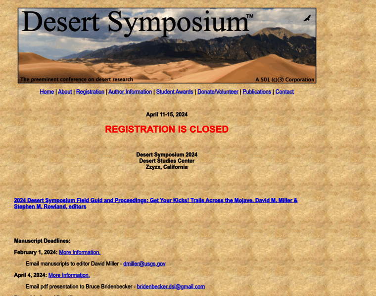 Desertsymposium.org thumbnail
