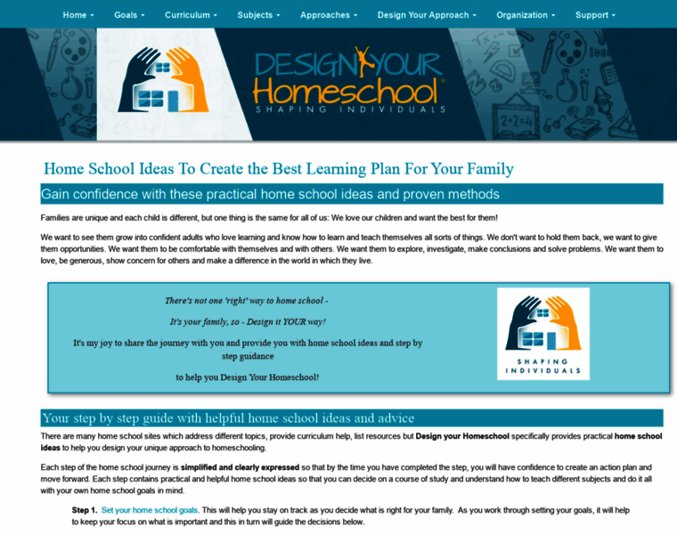 Design-your-homeschool.com thumbnail
