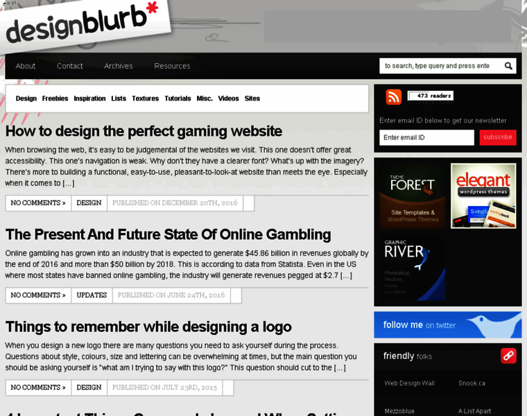 Designblurb.com thumbnail