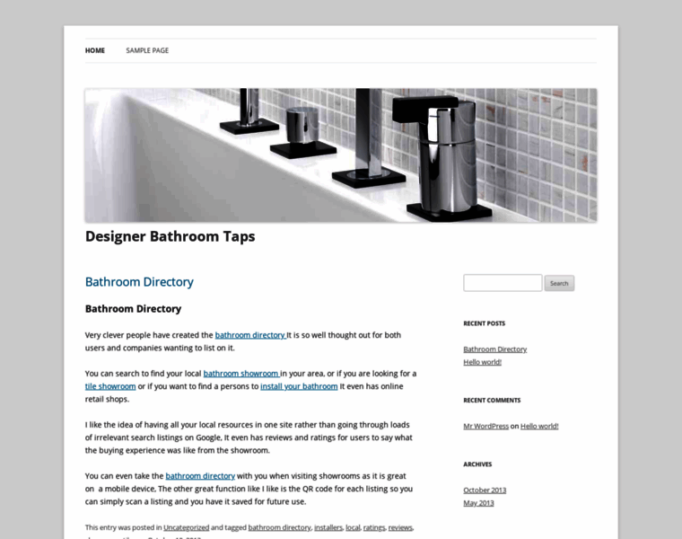Designer-bathroom-taps.co.uk thumbnail