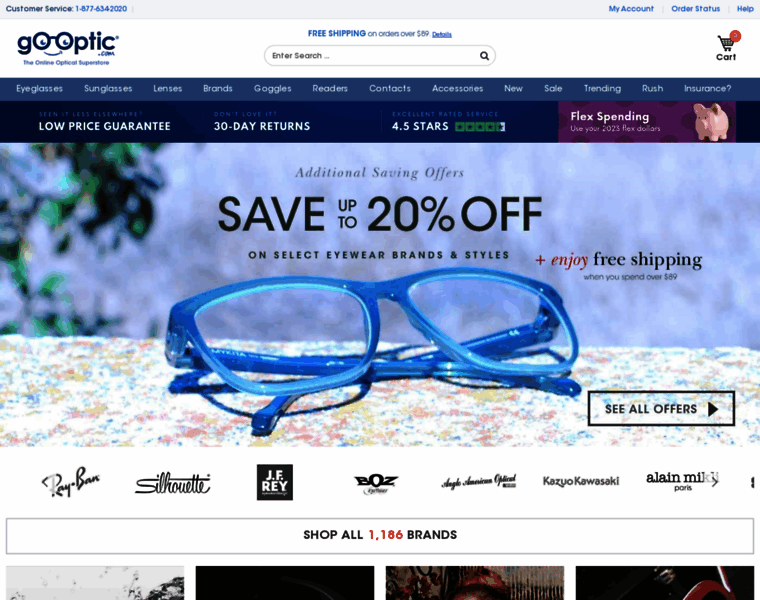 Designer-eyeglasses.go-optic.com thumbnail