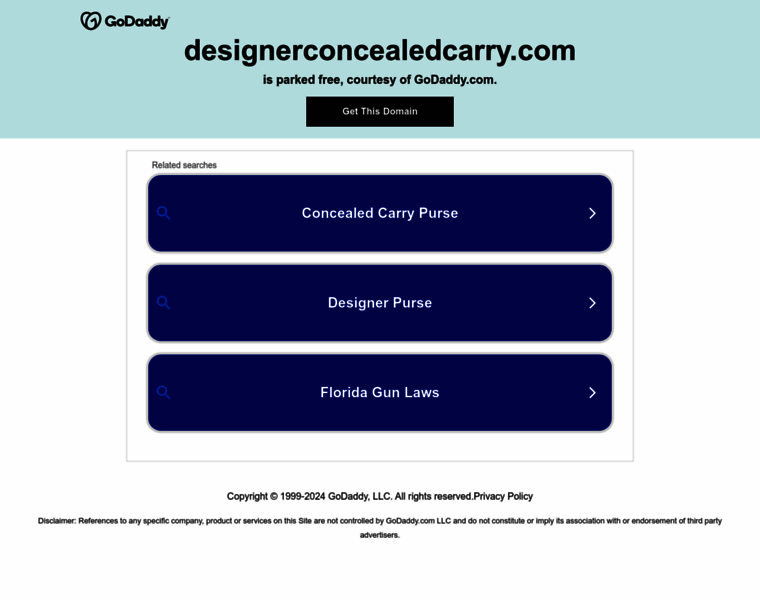 Designerconcealedcarry.com thumbnail