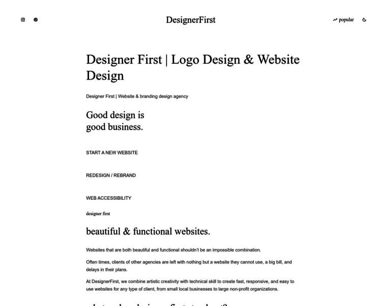 Designerfirst.com thumbnail