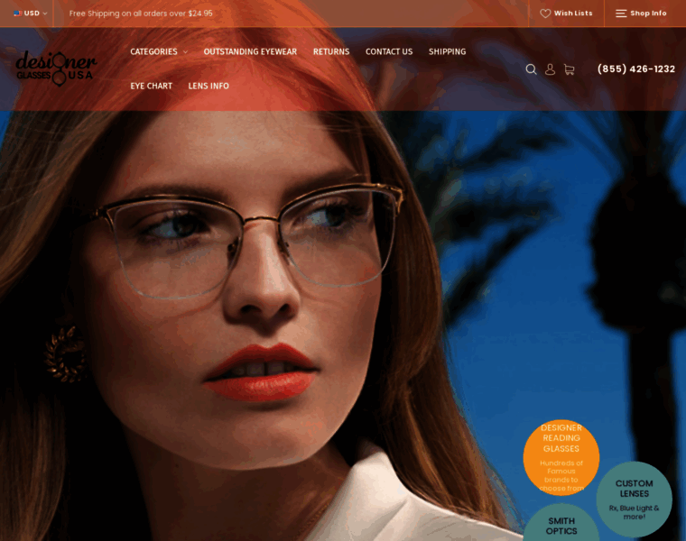 Designerglassesusa.com thumbnail