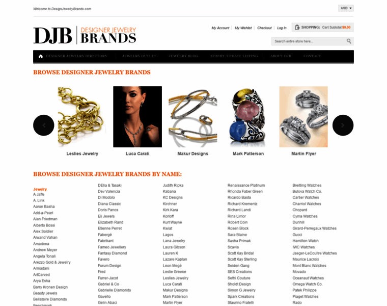 Designerjewelrybrands.com thumbnail