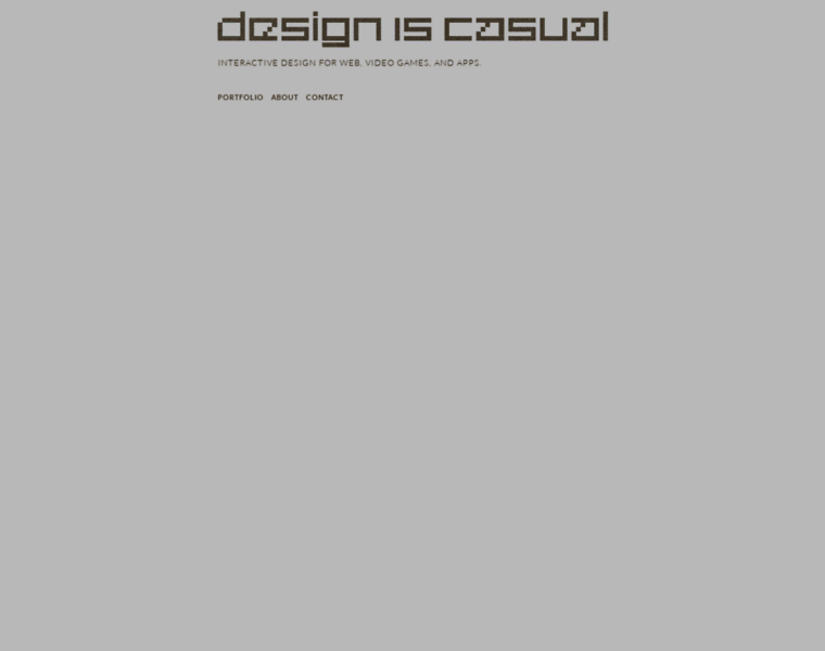 Designiscasual.com thumbnail