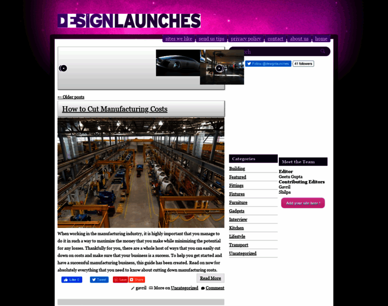 Designlaunches.com thumbnail