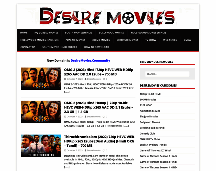 Desiremovies.community thumbnail