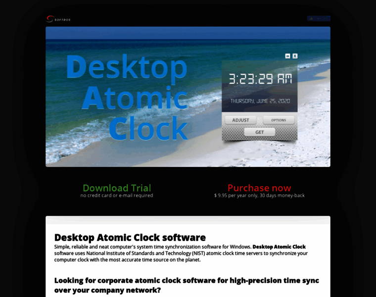 Desktop-atomic-clock.com thumbnail